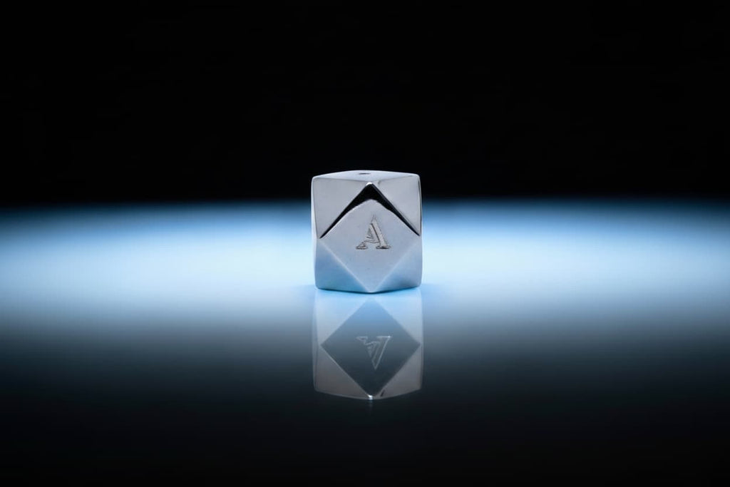 Nickel Plated Hexagon Burner | Modern Minimalist Incense Holder