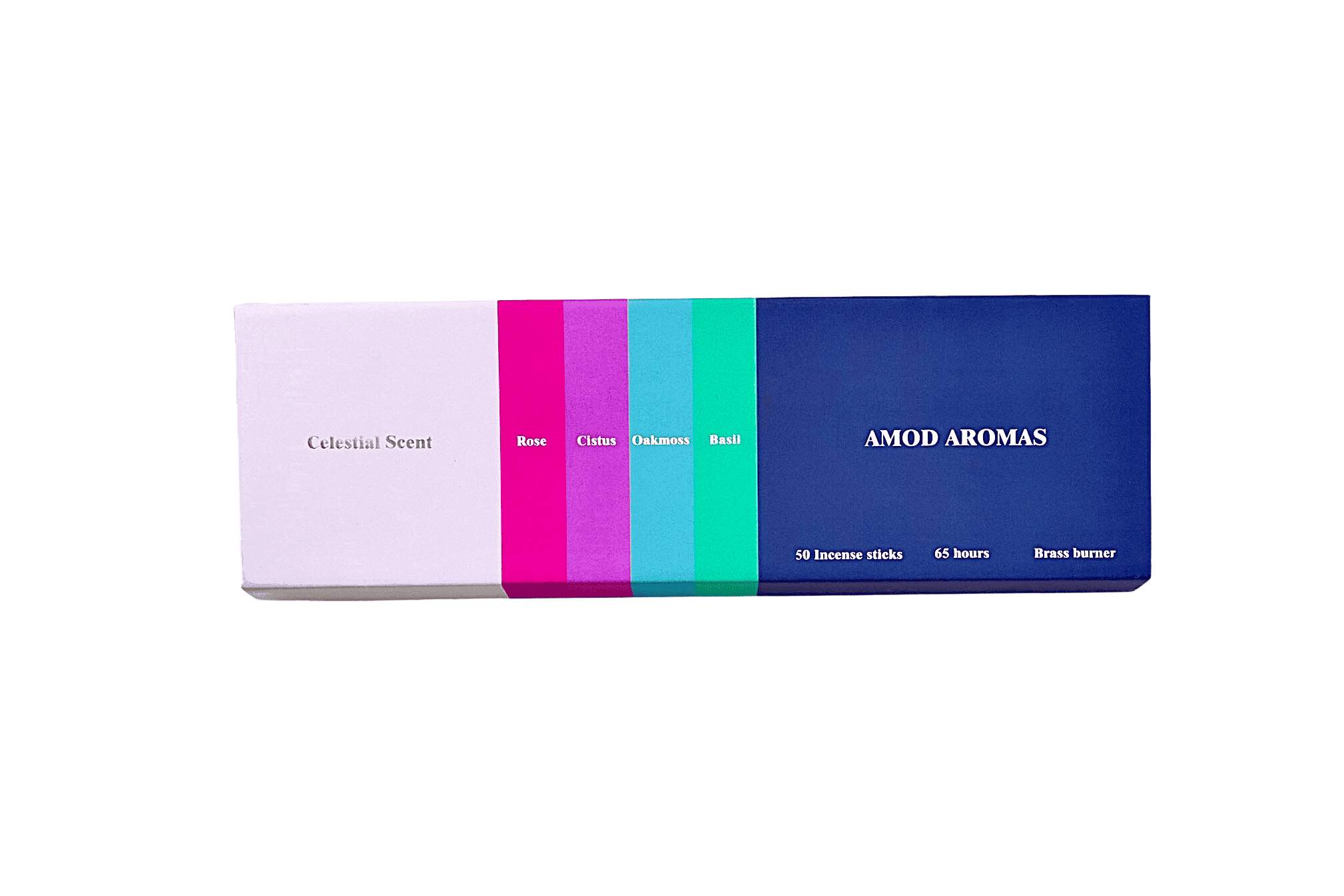 Macro photography capturing the vibrant colors of Celestial scent packaging making it an ideal gifting option