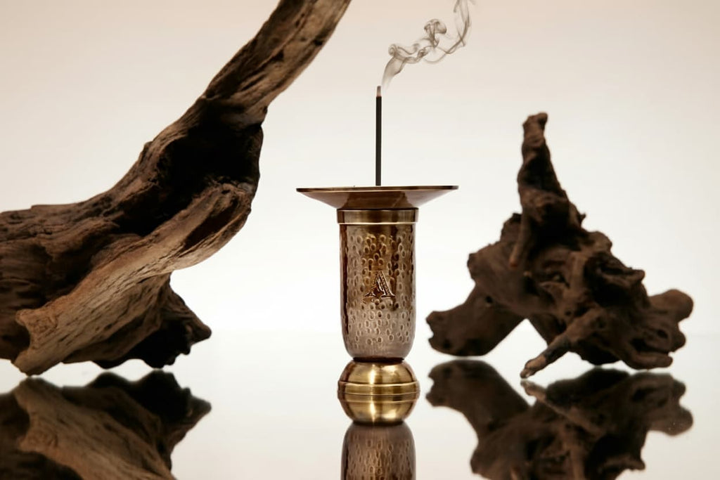 Funnel - Solid brass incense holder
