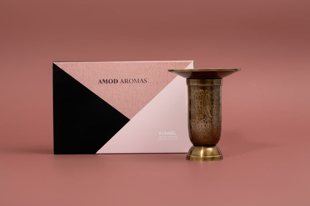 Funnel - Solid brass incense holder