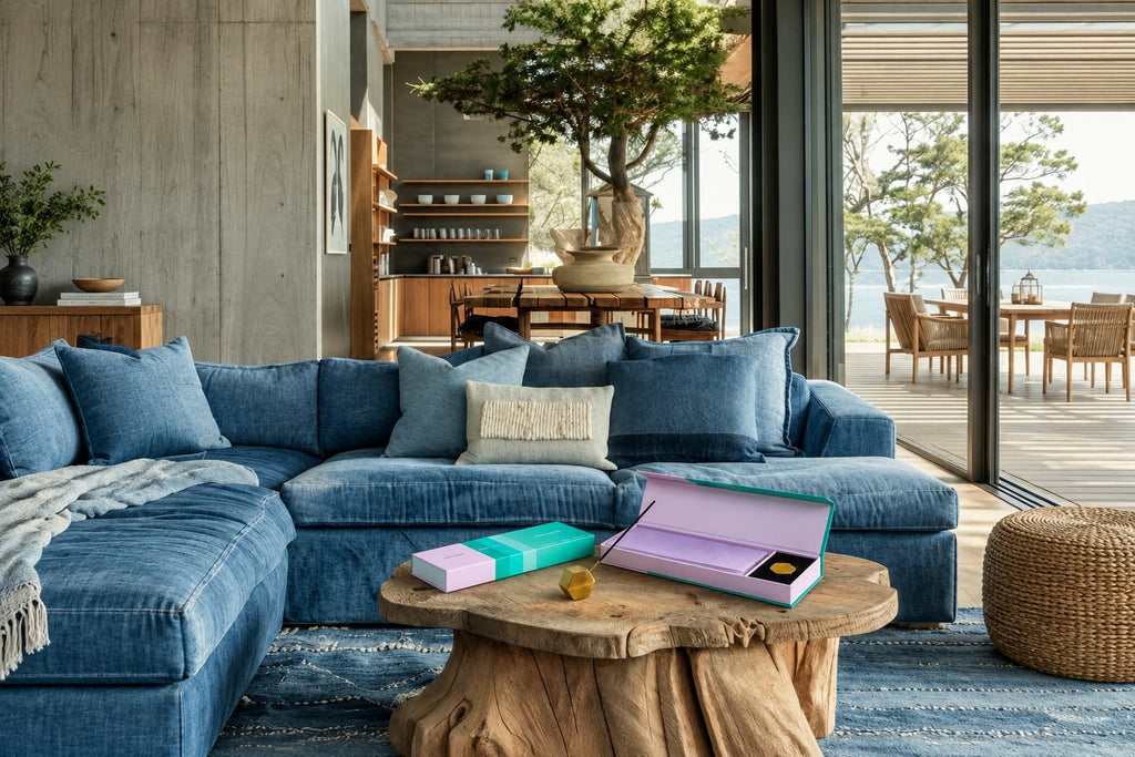 Scent waves incense with aquatic marine notes of Australian beaches